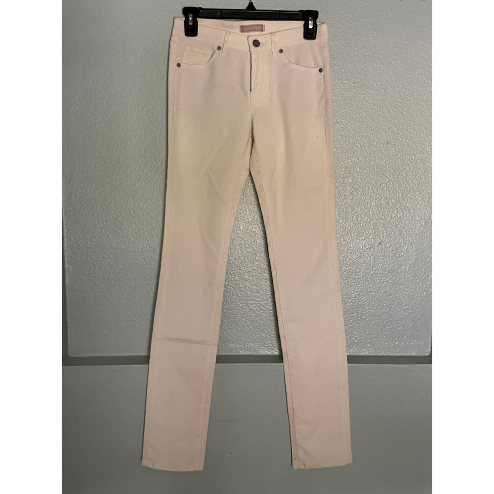 Uniqlo Heattech Stretch Mom Jeans Women's Size 23 Skinny Straight Beige